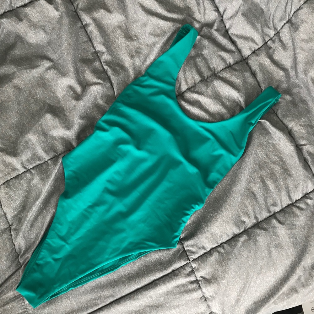 Teal One Piece Swimsuit